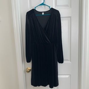 Black Velvet Old Navy Dress